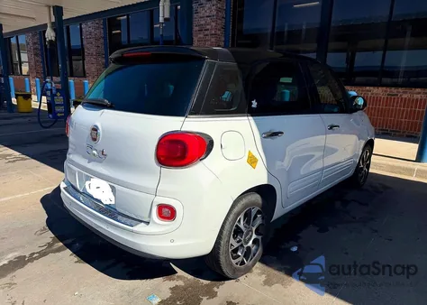 2014 Fiat 500L Easy White z USA, uszkodzony, nr VIN ZFBCFABH3EZ001895